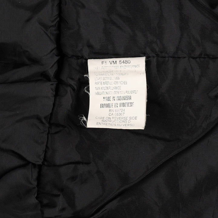 90s-00'S Columbia Convert padded puffer jacket, men's size XL. Nylon navy blue type Vintage Second Hand