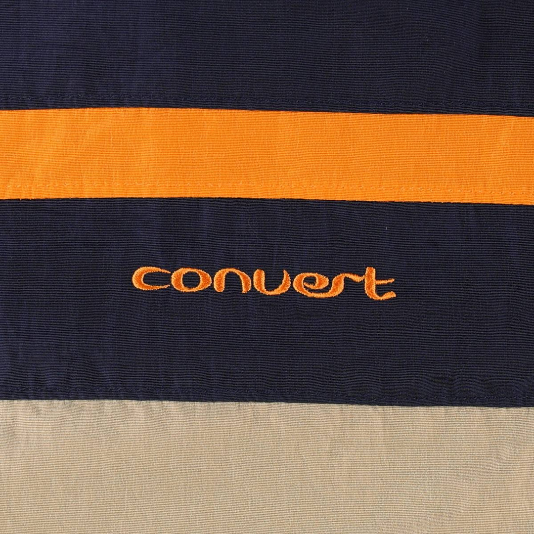90s-00'S Columbia Convert padded puffer jacket, men's size XL. Nylon navy blue type Vintage Second Hand