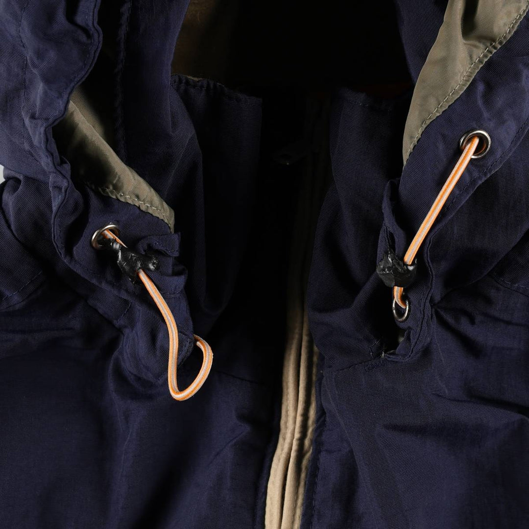 90s-00'S Columbia Convert padded puffer jacket, men's size XL. Nylon navy blue type Vintage Second Hand