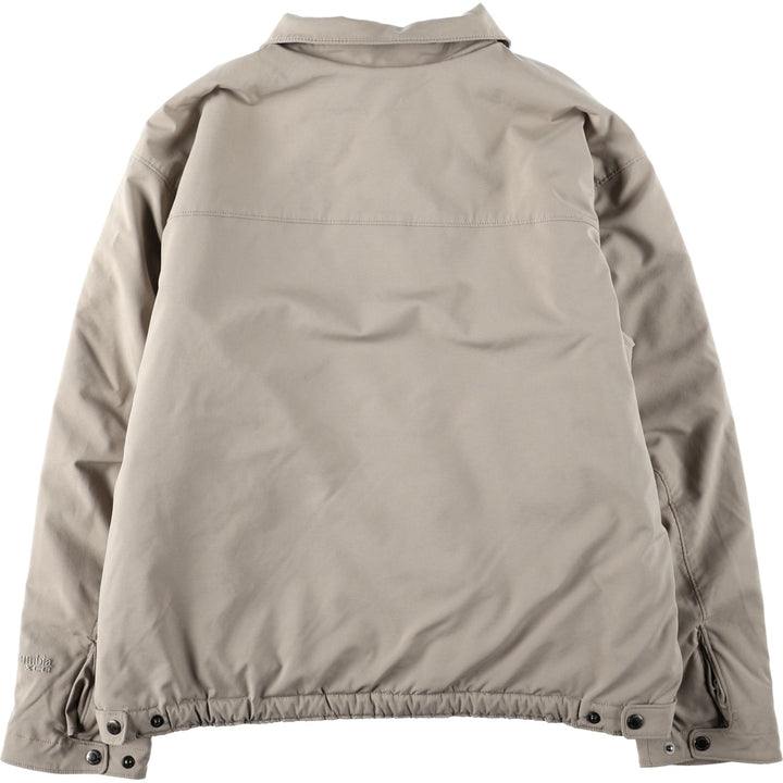 2000'S Columbia XCO padded puffer jacket, men's size XL. polyester Beige type Vintage Second Hand