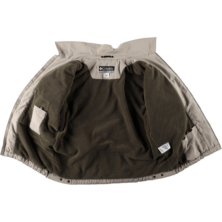 2000'S Columbia XCO padded puffer jacket, men's size XL. polyester Beige type Vintage Second Hand
