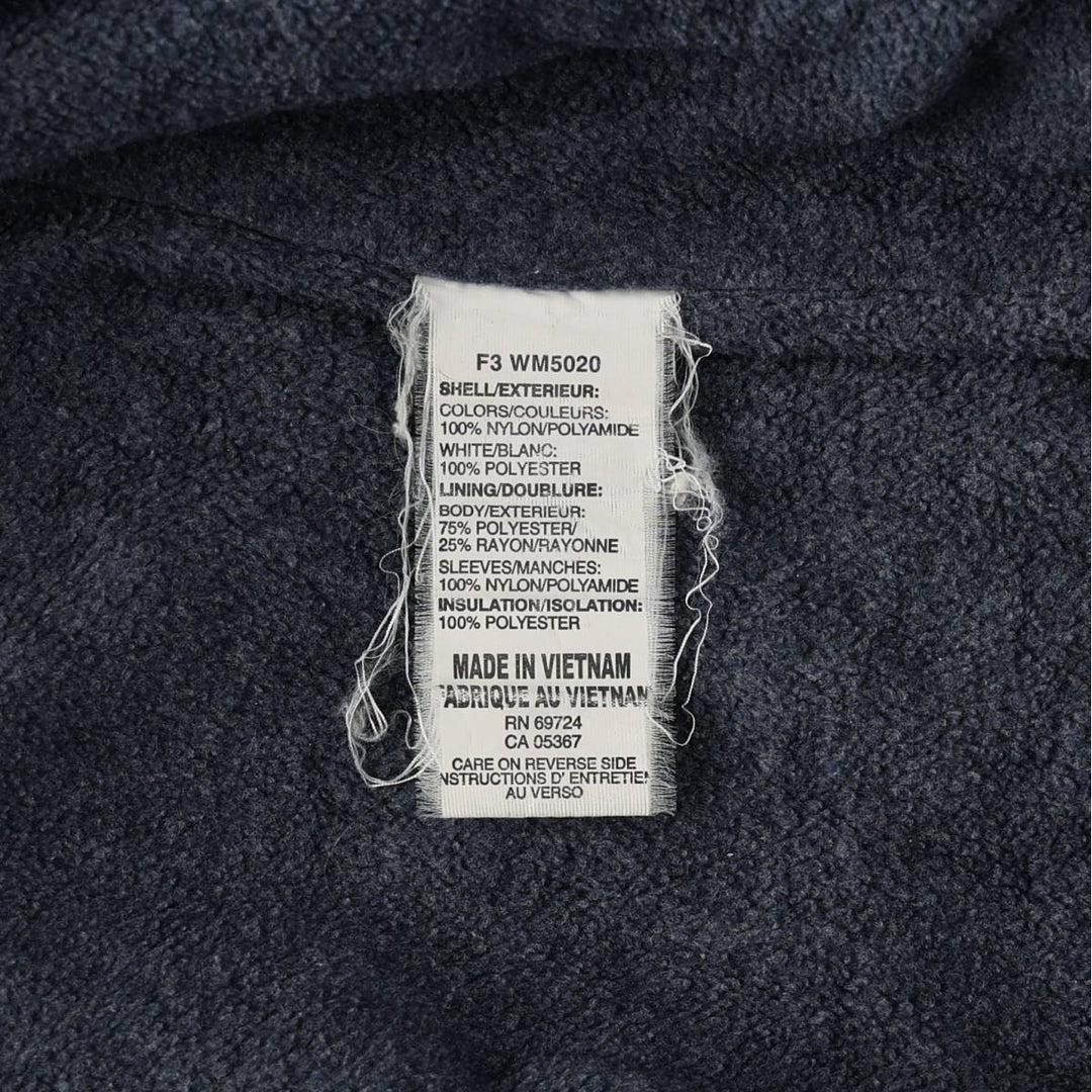 90s-00'S Columbia Men's XL Padded Puffer Jacket Nylon navy blue type Vintage Second Hand