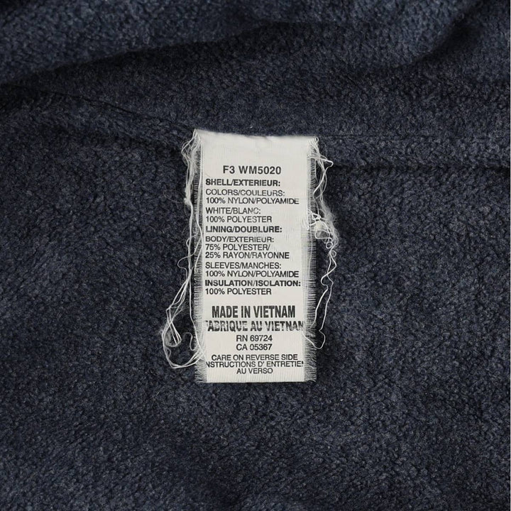 90s-00'S Columbia Men's XL Padded Puffer Jacket Nylon navy blue type Vintage Second Hand