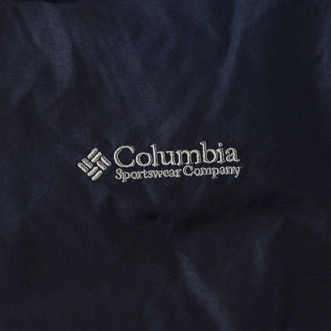 90s-00'S Columbia Men's XL Padded Puffer Jacket Nylon navy blue type Vintage Second Hand