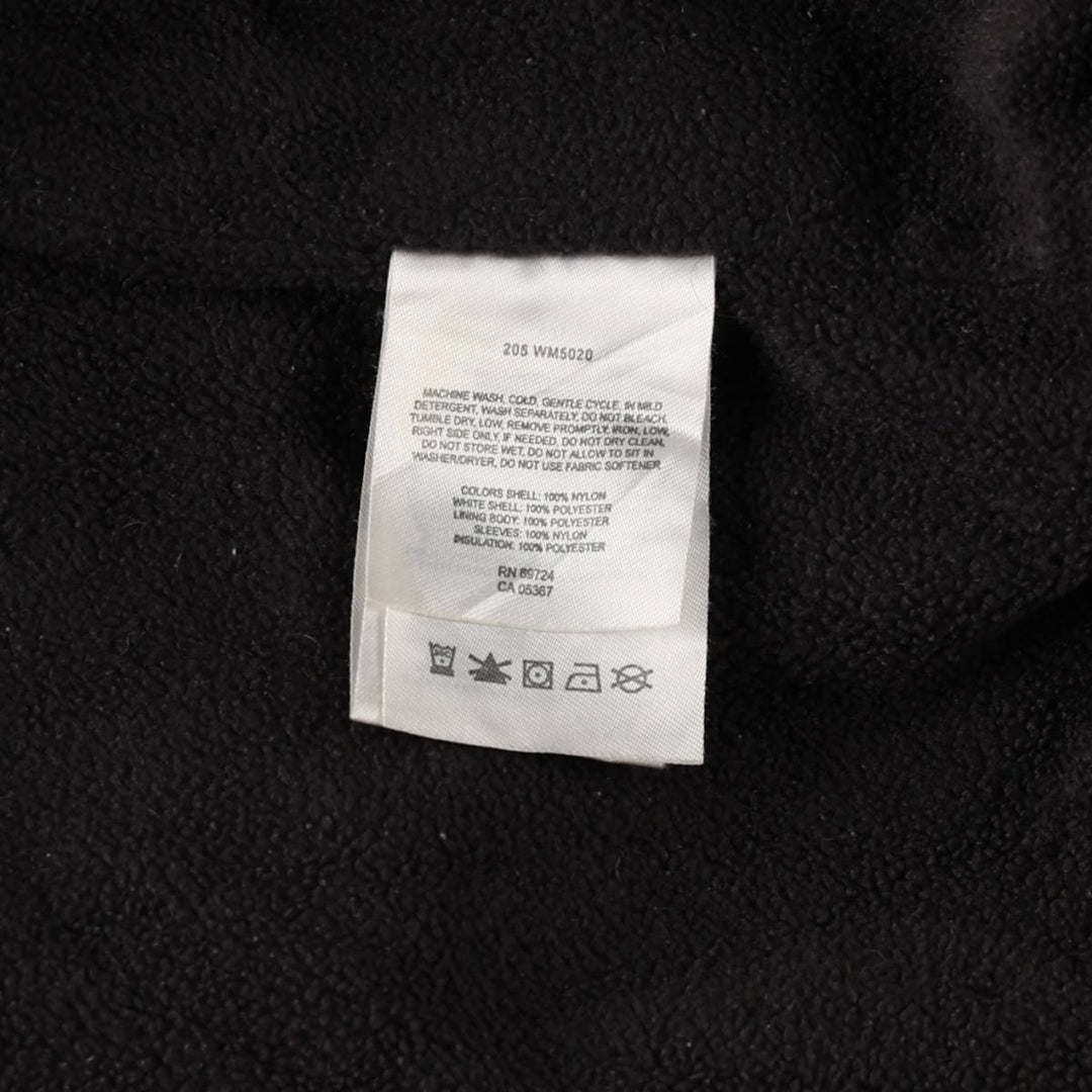 2000'S Columbia Advertising Padded Jacket Puffer Jacket Men's XXL equivalent Nylon black type Vintage Second Hand