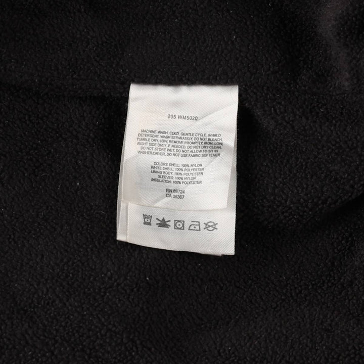 2000'S Columbia Advertising Padded Jacket Puffer Jacket Men's XXL equivalent Nylon black type Vintage Second Hand