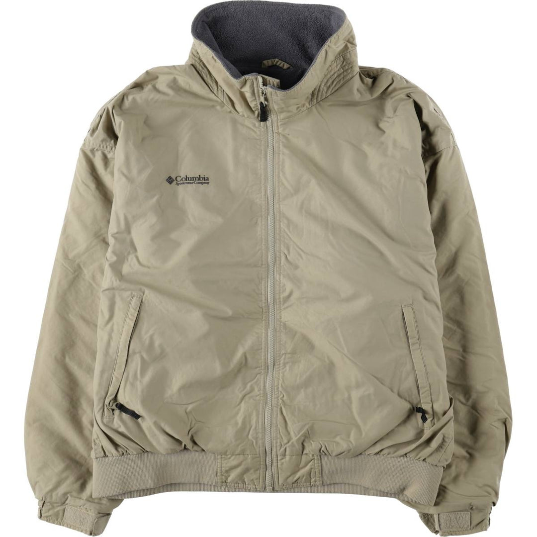 90s-00'S Columbia Men's XL Padded Puffer Jacket Nylon gray type Vintage Second Hand