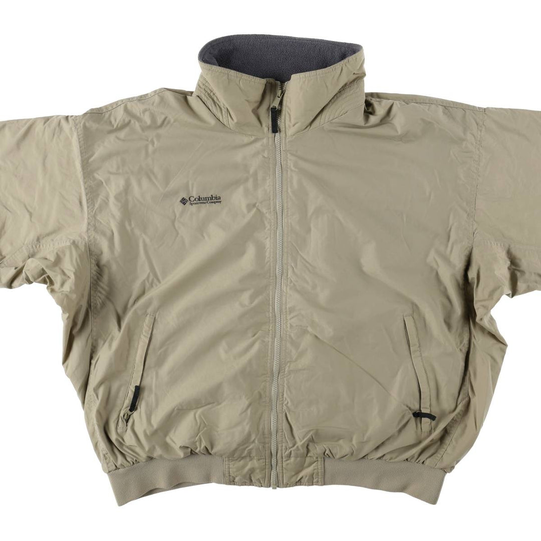 90s-00'S Columbia Men's XL Padded Puffer Jacket Nylon gray type Vintage Second Hand