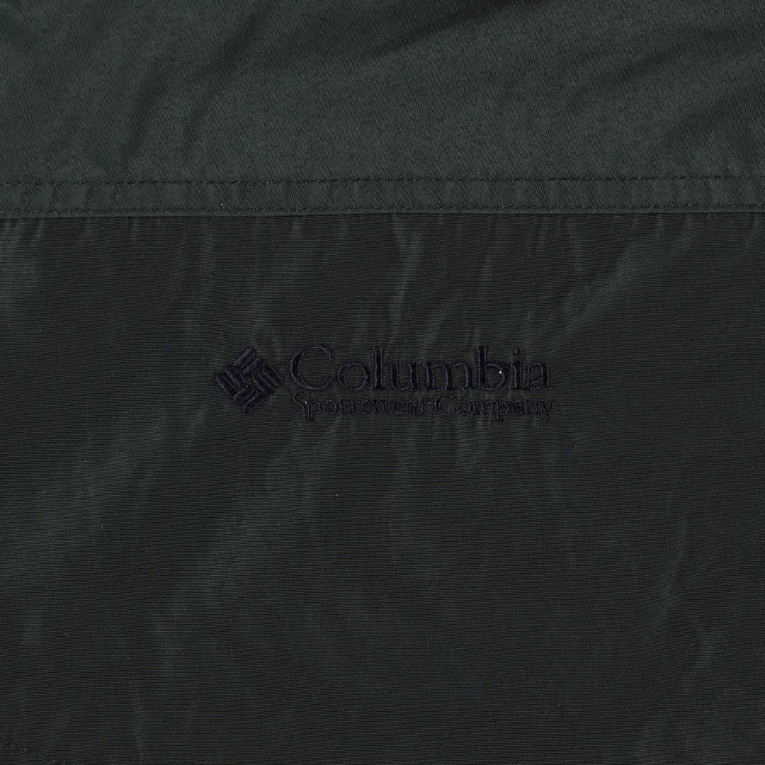 Columbia padded hoodie/puffer jacket, men's size XXL (approx.) unclear Green type dark green Vintage Second Hand