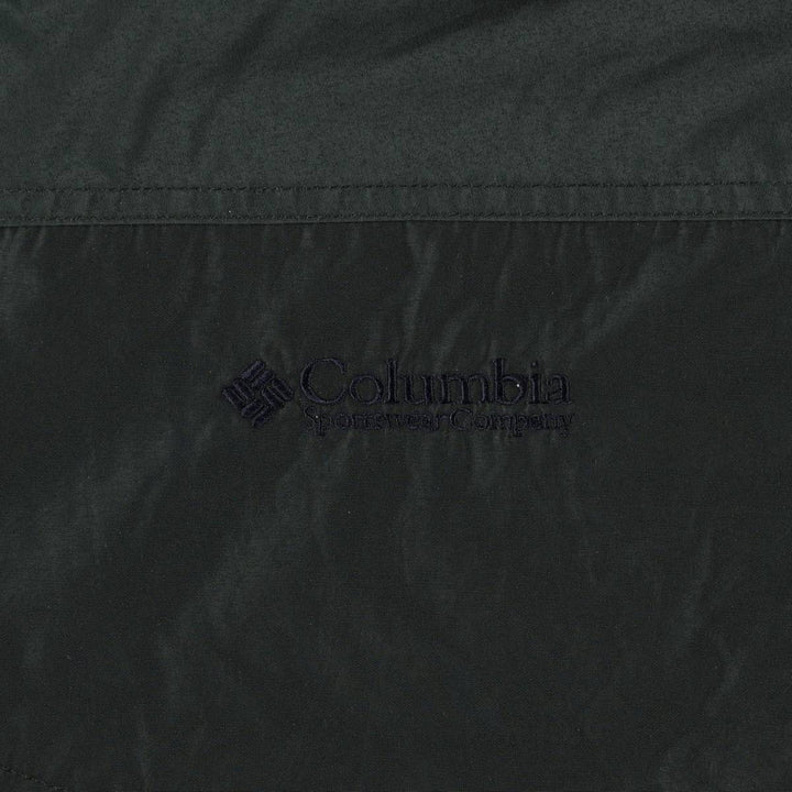 Columbia padded hoodie/puffer jacket, men's size XXL (approx.) unclear Green type dark green Vintage Second Hand