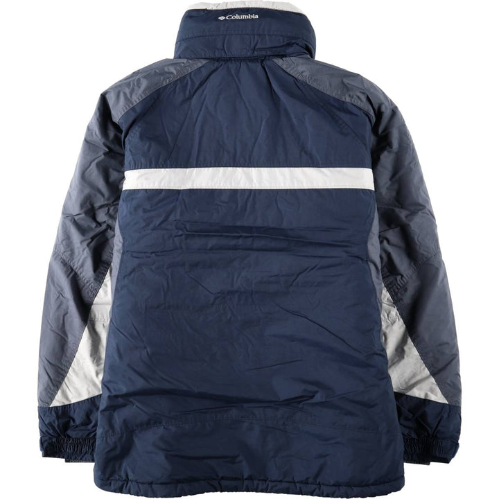 2000'S Columbia INTERCHANGE Padded Mountain Jacket Shell Jacket Puffer Jacket Men's Size L (approx.) Nylon navy blue type Vintage Second Hand