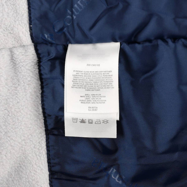 2000'S Columbia INTERCHANGE Padded Mountain Jacket Shell Jacket Puffer Jacket Men's Size L (approx.) Nylon navy blue type Vintage Second Hand
