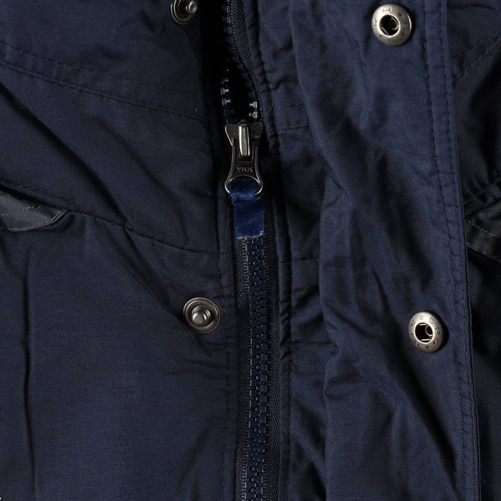 2000'S Columbia INTERCHANGE Padded Mountain Jacket Shell Jacket Puffer Jacket Men's Size L (approx.) Nylon navy blue type Vintage Second Hand