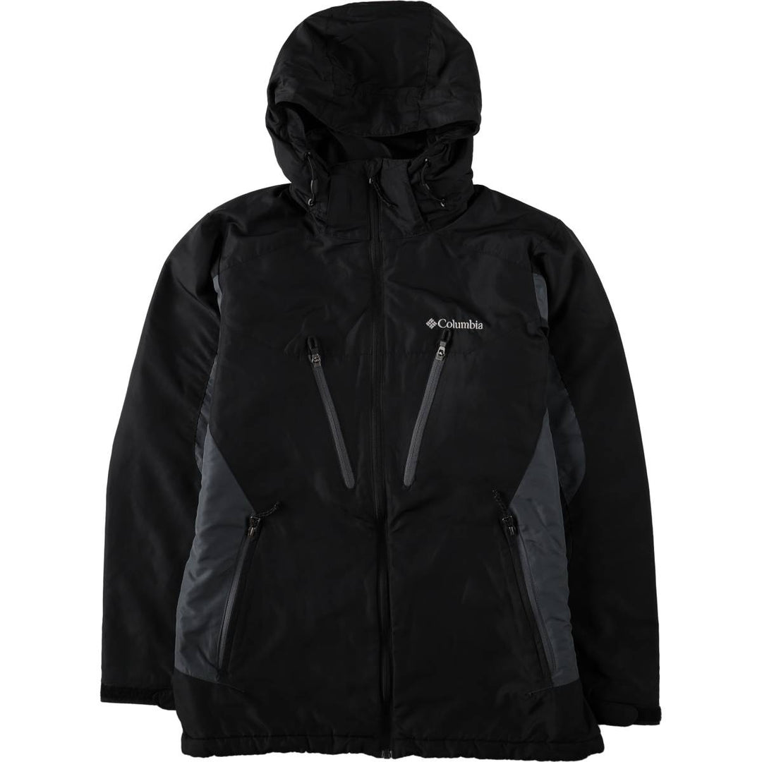 Columbia Ripstop Padded Parka Puffer Jacket (Men's Size S) polyester black type Vintage Second Hand