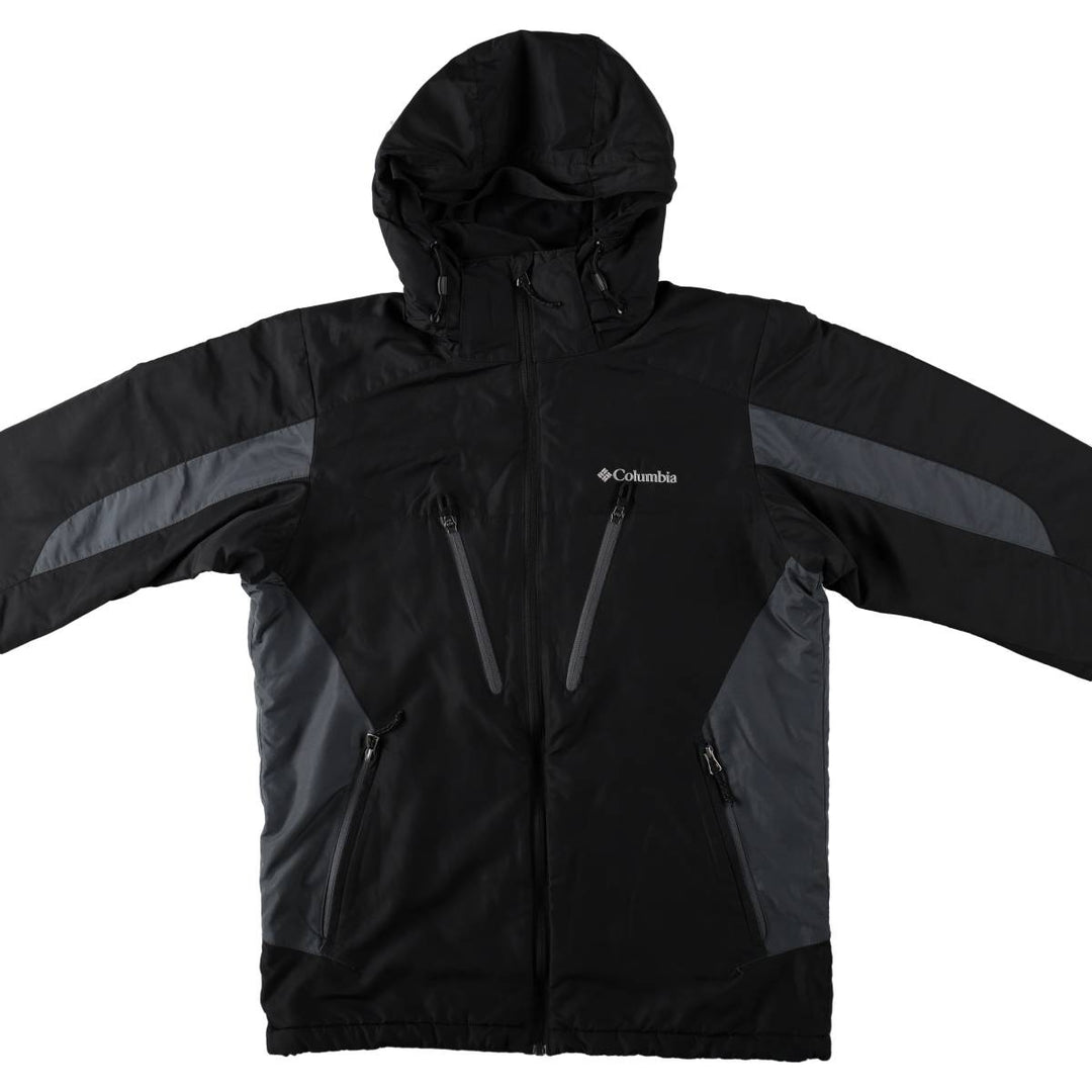 Columbia Ripstop Padded Parka Puffer Jacket (Men's Size S) polyester black type Vintage Second Hand