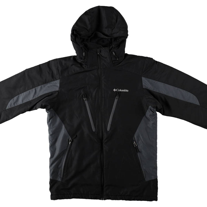 Columbia Ripstop Padded Parka Puffer Jacket (Men's Size S) polyester black type Vintage Second Hand