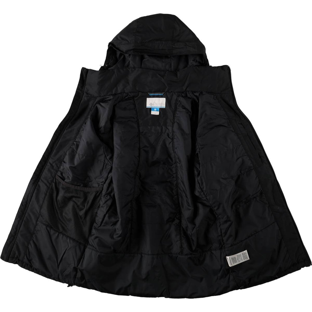 Columbia Ripstop Padded Parka Puffer Jacket (Men's Size S) polyester black type Vintage Second Hand