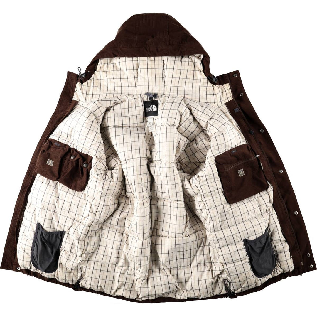 The North Face Goose Down Jacket, Men's Size M (approx.) polyester brown type Vintage Second Hand