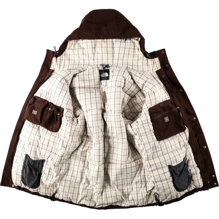 The North Face Goose Down Jacket, Men's Size M (approx.) polyester brown type Vintage Second Hand