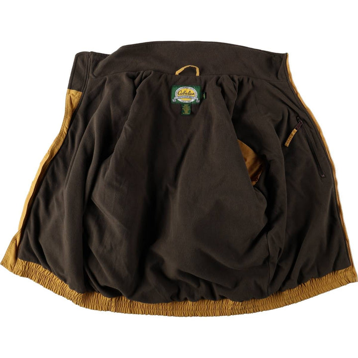90s-00'S Cabelas nylon jacket, men's size M Nylon yellow type Vintage Second Hand