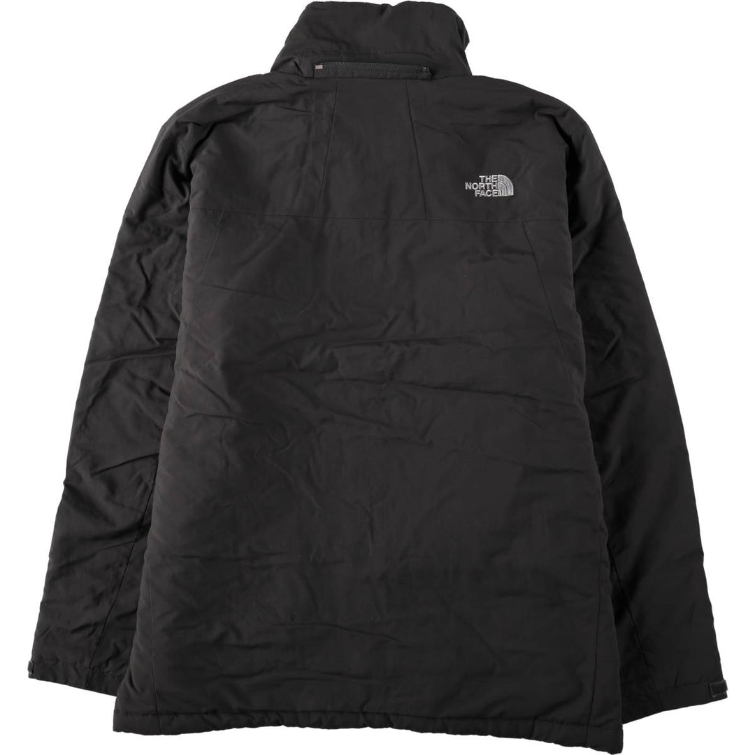 The North Face Men's Size L (approx.) Padded Mountain Parka Shell Jacket Puffer Jacket Nylon Charcoal Vintage Second Hand