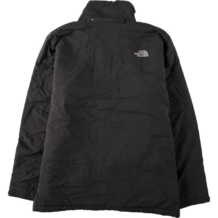 The North Face Men's Size L (approx.) Padded Mountain Parka Shell Jacket Puffer Jacket Nylon Charcoal Vintage Second Hand