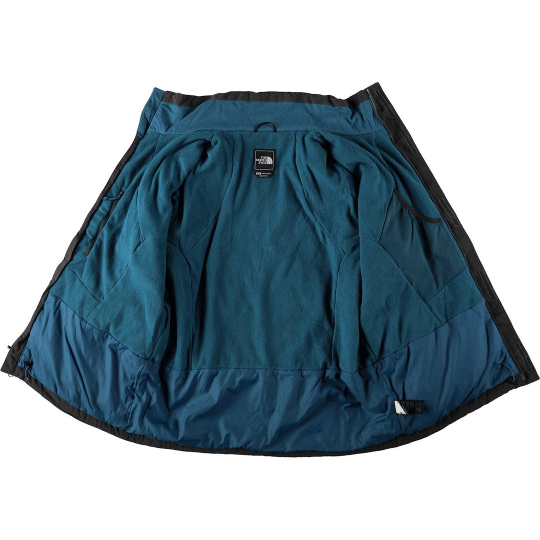 The North Face Men's Size L (approx.) Padded Mountain Parka Shell Jacket Puffer Jacket Nylon Charcoal Vintage Second Hand