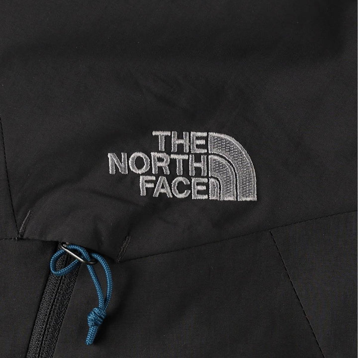 The North Face Men's Size L (approx.) Padded Mountain Parka Shell Jacket Puffer Jacket Nylon Charcoal Vintage Second Hand