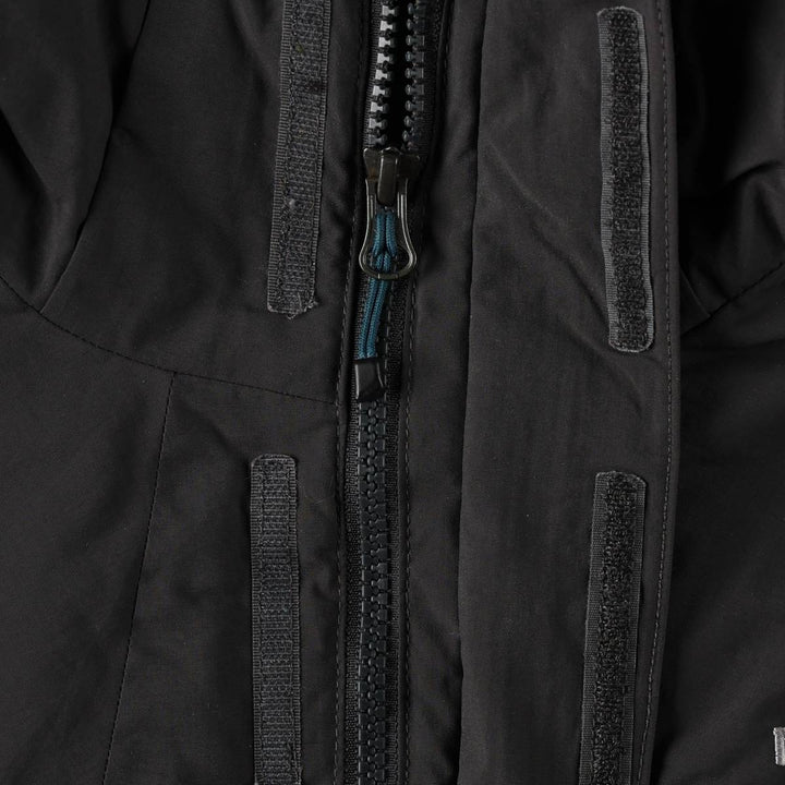 The North Face Men's Size L (approx.) Padded Mountain Parka Shell Jacket Puffer Jacket Nylon Charcoal Vintage Second Hand