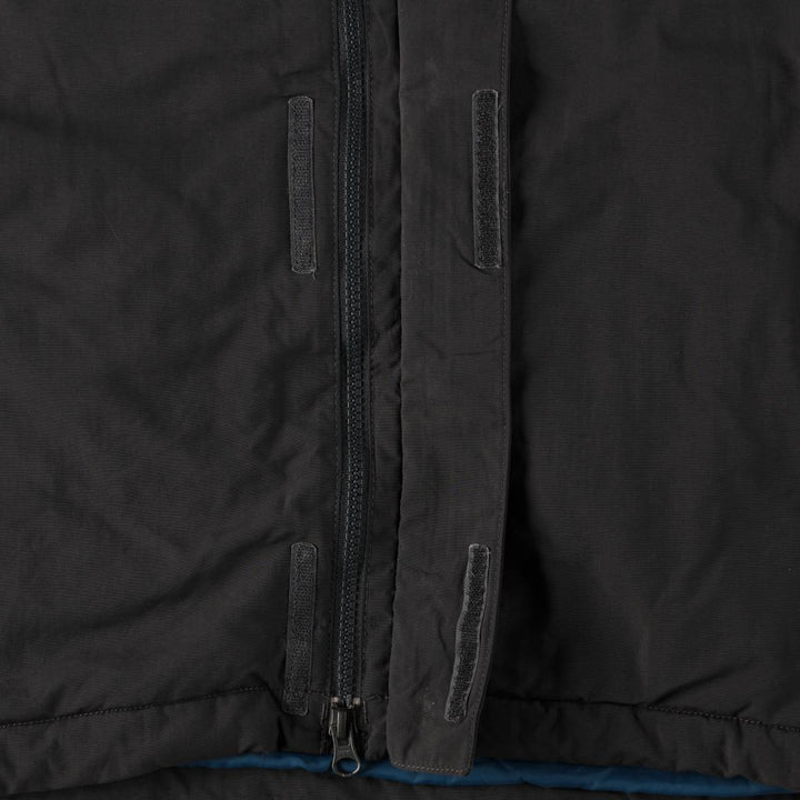 The North Face Men's Size L (approx.) Padded Mountain Parka Shell Jacket Puffer Jacket Nylon Charcoal Vintage Second Hand
