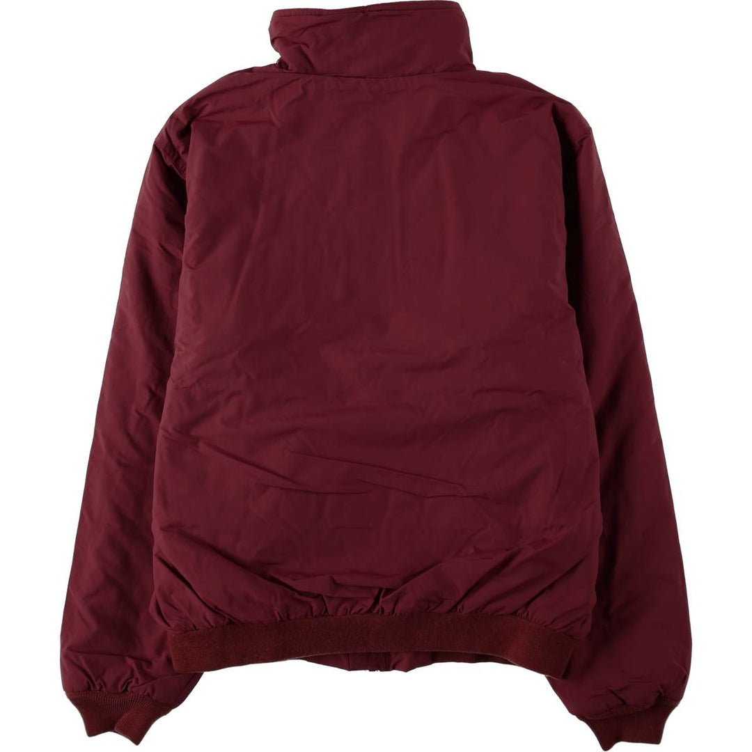 90s-00'S LLBean padded puffer jacket, men's size M Nylon Red type red-purple Vintage Second Hand