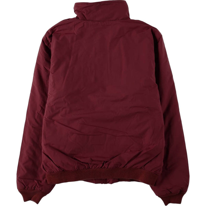 90s-00'S LLBean padded puffer jacket, men's size M Nylon Red type red-purple Vintage Second Hand