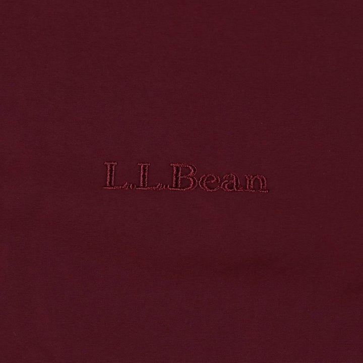 90s-00'S LLBean padded puffer jacket, men's size M Nylon Red type red-purple Vintage Second Hand