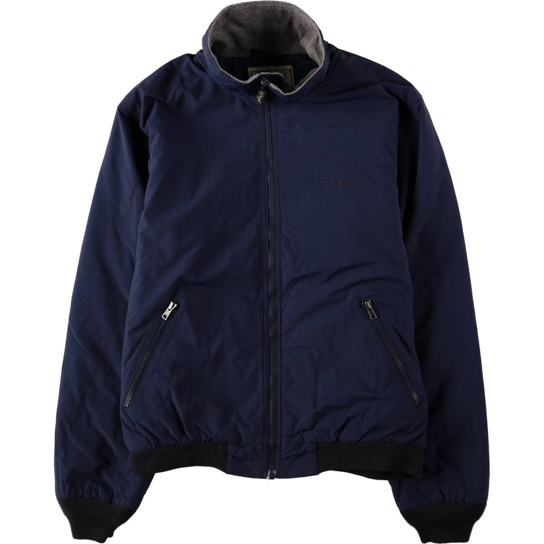 90s-00'S L.L.Bean Warm-up Jacket, Padded Mountain Jacket, Shell Jacket, Puffer Jacket Nylon navy blue type Vintage Second Hand