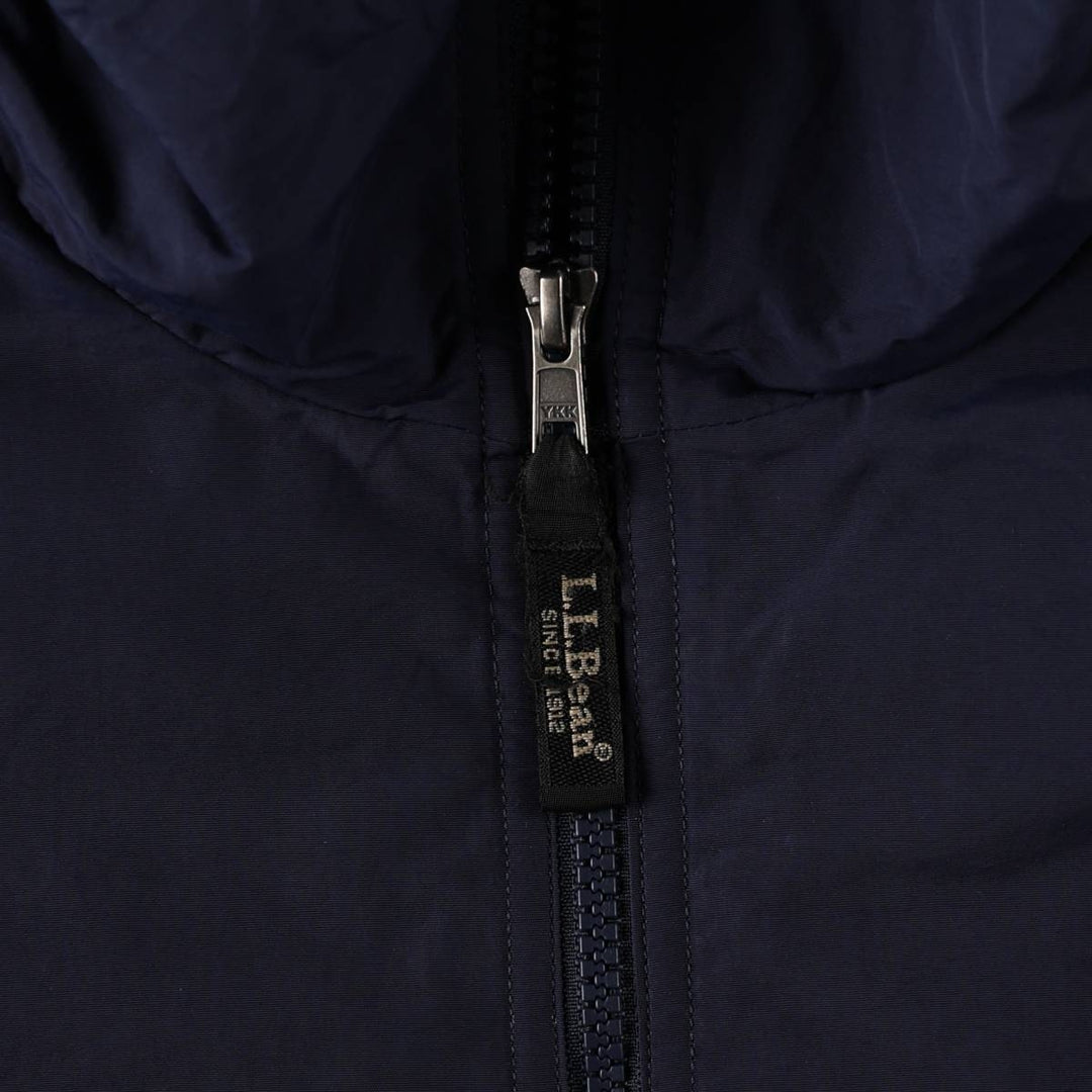 90s-00'S L.L.Bean Warm-up Jacket, Padded Mountain Jacket, Shell Jacket, Puffer Jacket Nylon navy blue type Vintage Second Hand