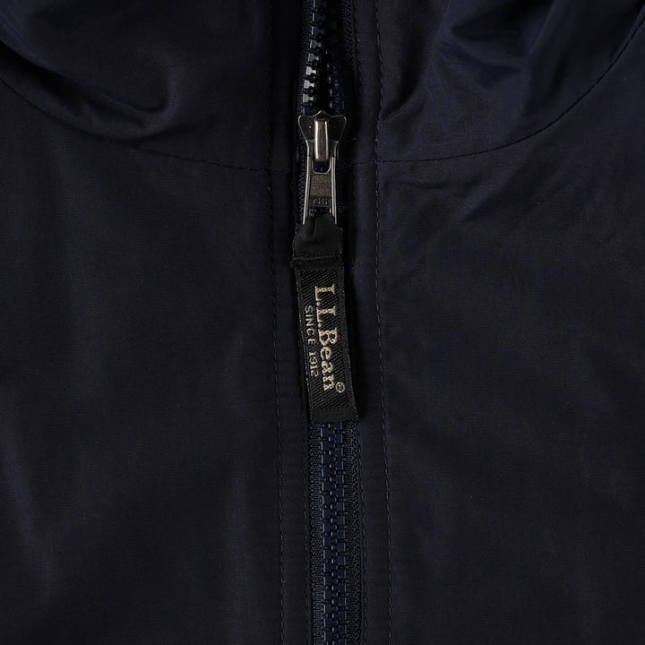 90s-00'S L.L.Bean Warm-up Jacket, Padded Mountain Jacket, Shell Jacket, Puffer Jacket Nylon navy blue type Vintage Second Hand