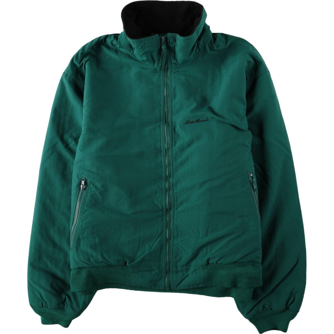 80s-90'S Eddie Bauer Black Tag Windfoil Padded Mountain Jacket Shell Jacket Puffer Jacket Made in USA Nylon green type Vintage Second Hand