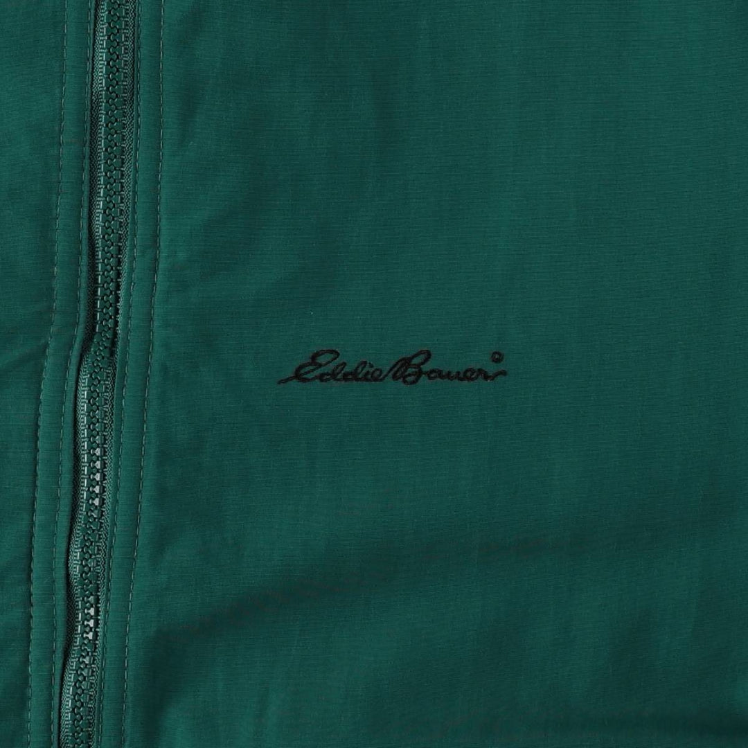 80s-90'S Eddie Bauer Black Tag Windfoil Padded Mountain Jacket Shell Jacket Puffer Jacket Made in USA Nylon green type Vintage Second Hand