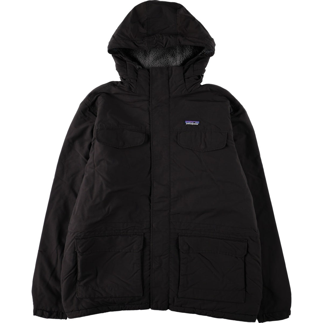 Patagonia Isthmus Parka 27021, insulated nylon parka, men's size XL equivalent. Nylon black type Vintage Second Hand
