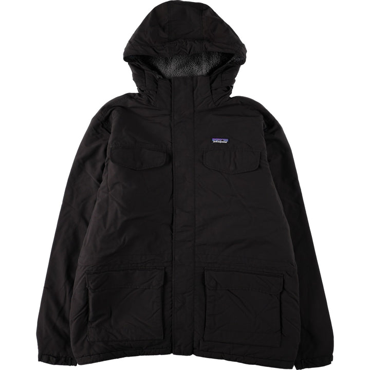 Patagonia Isthmus Parka 27021, insulated nylon parka, men's size XL equivalent. Nylon black type Vintage Second Hand