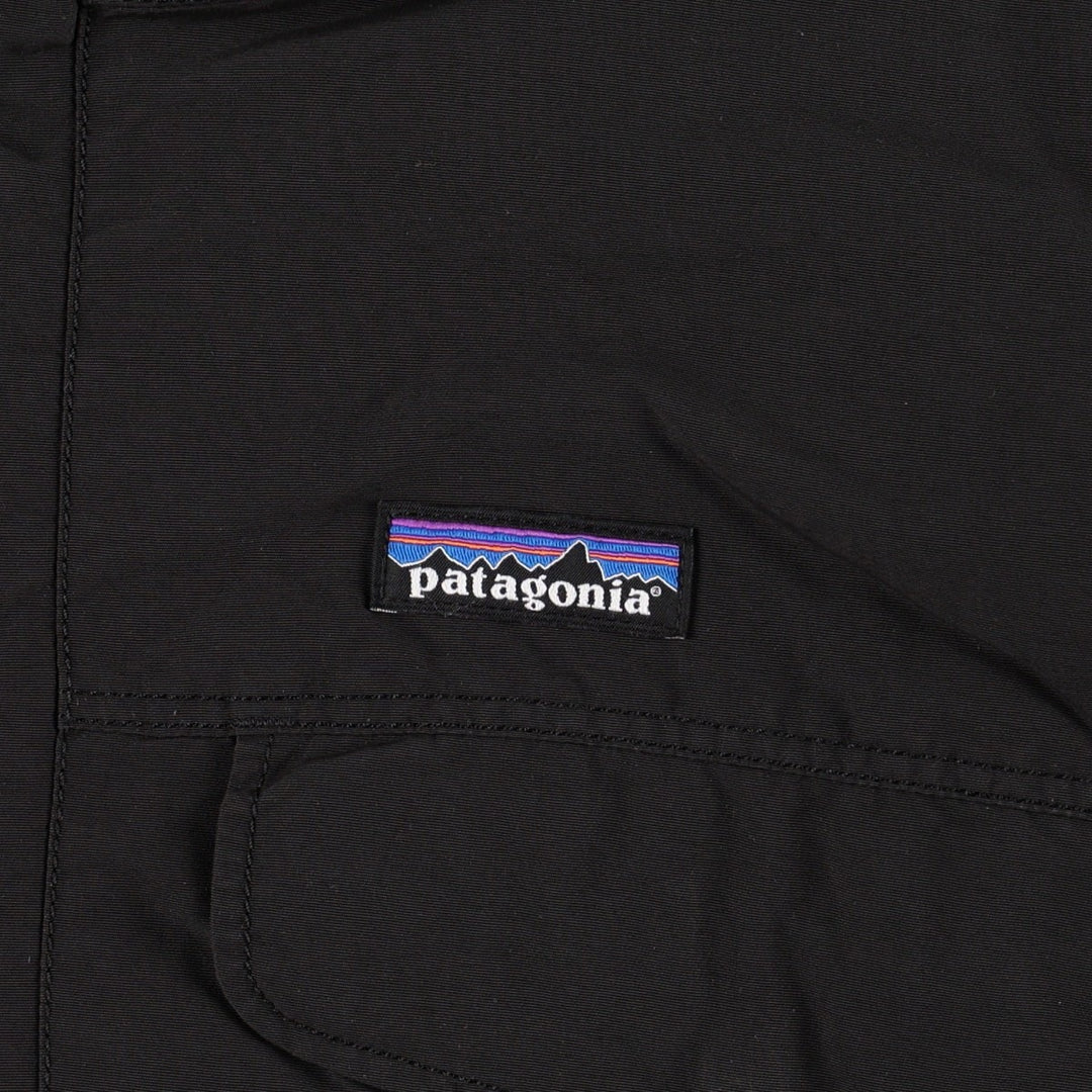 Patagonia Isthmus Parka 27021, insulated nylon parka, men's size XL equivalent. Nylon black type Vintage Second Hand