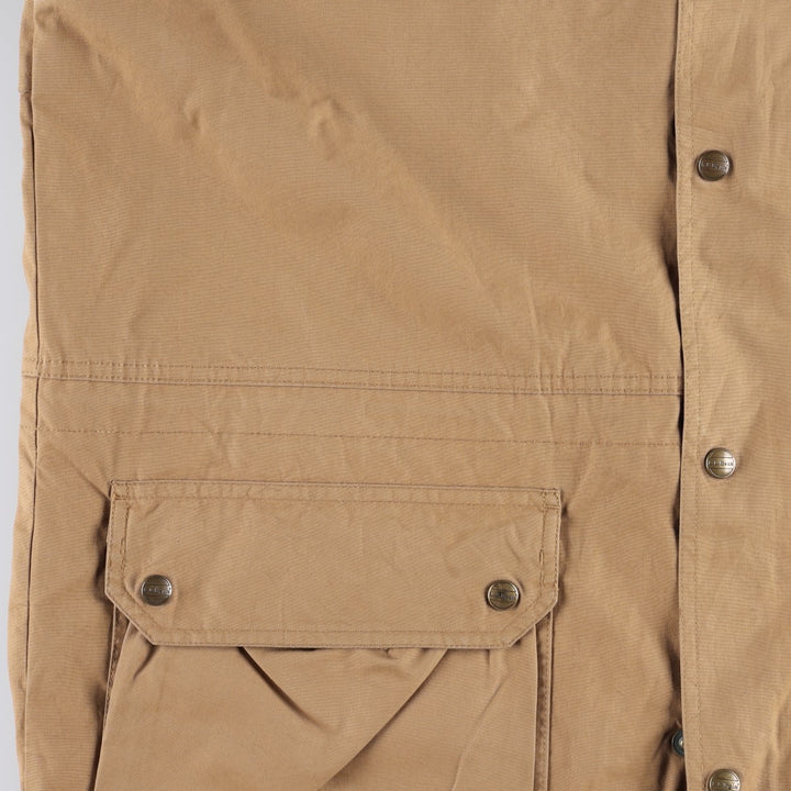 90s-00'S LLBean Mountain Jacket, Shell Jacket, Men's Size L, Vintage cotton beige type brown Vintage Second Hand