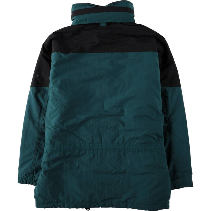 90s-00'S LL Bean Padded Mountain Jacket, Shell Jacket, Puffer Jacket, Men's Size L, Vintage Nylon green type Vintage Second Hand