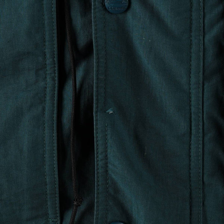 90s-00'S LL Bean Padded Mountain Jacket, Shell Jacket, Puffer Jacket, Men's Size L, Vintage Nylon green type Vintage Second Hand