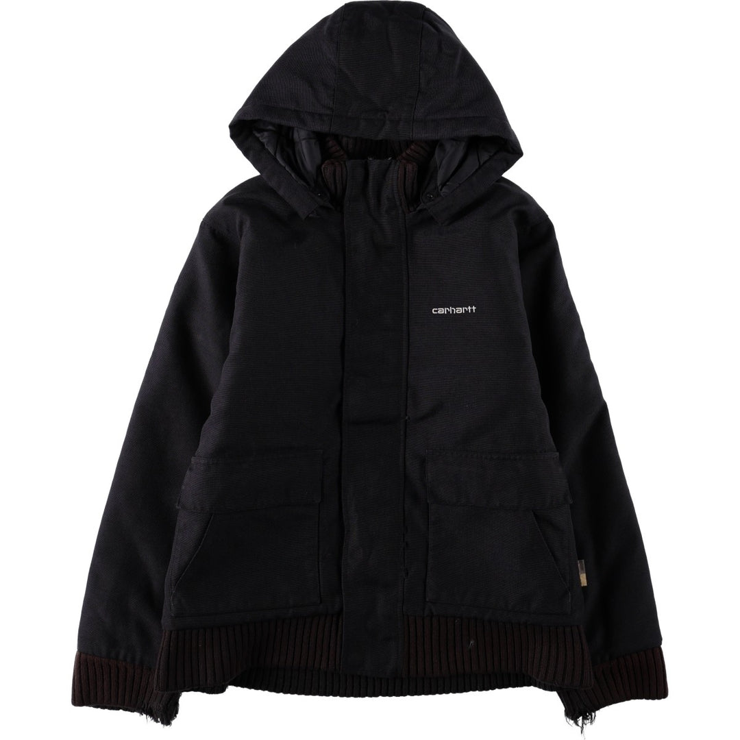 Carhartt CORDURA padded puffer jacket, men's size L (approx.) unclear black type Vintage Second Hand
