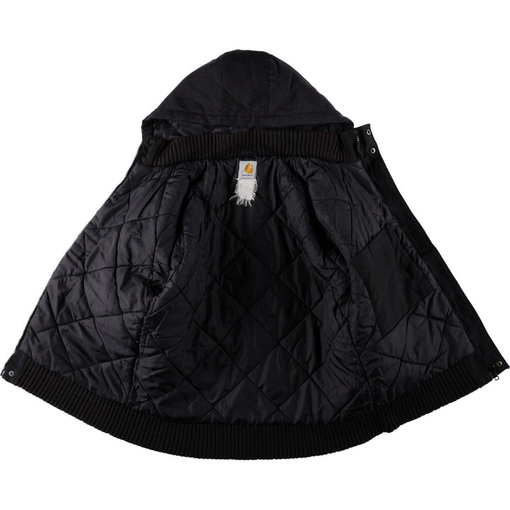 Carhartt CORDURA padded puffer jacket, men's size L (approx.) unclear black type Vintage Second Hand