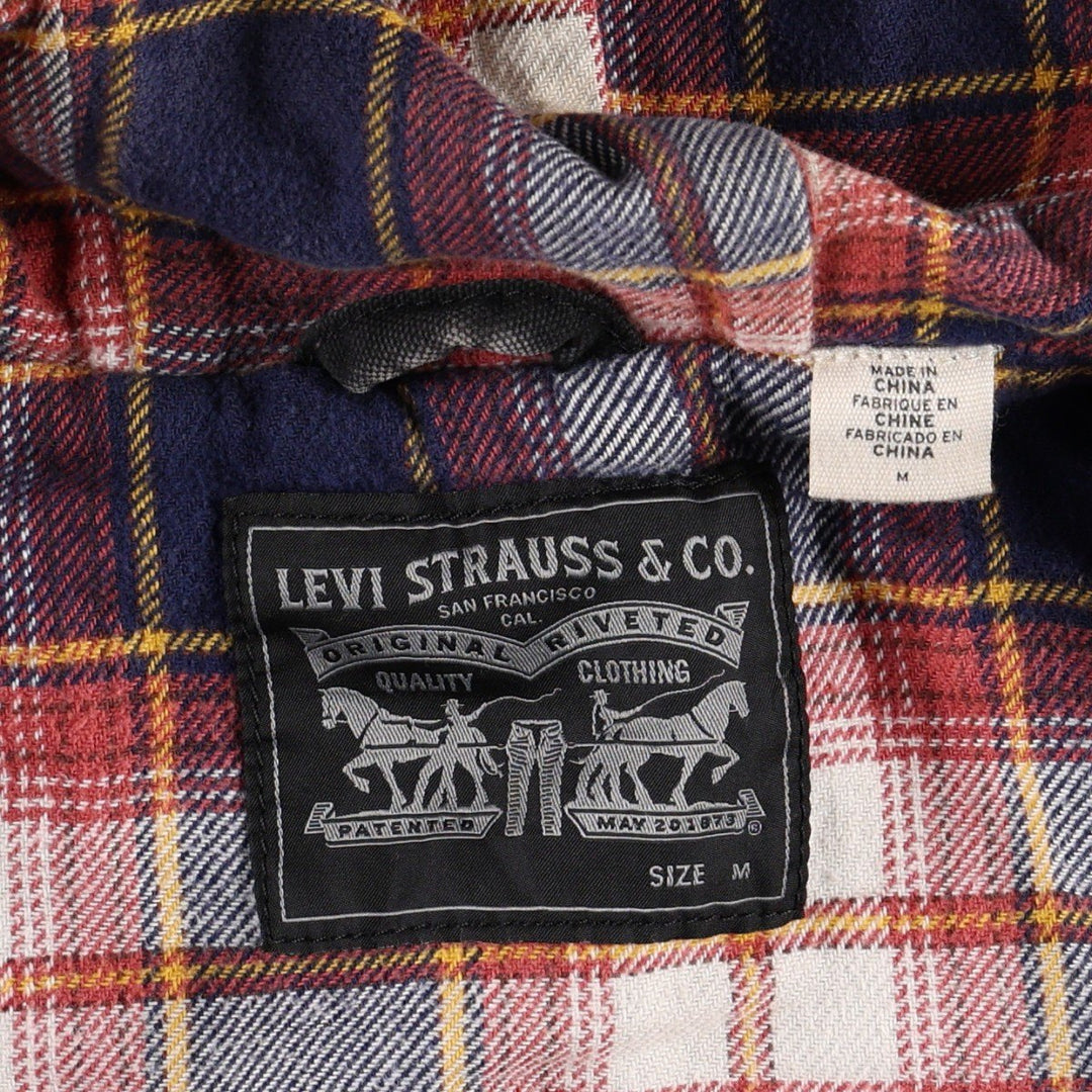 Levi's Duck Full-Zip Hoodie, Men's Size M cotton black type Vintage Second Hand