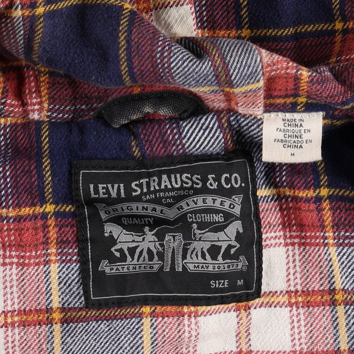 Levi's Duck Full-Zip Hoodie, Men's Size M cotton black type Vintage Second Hand