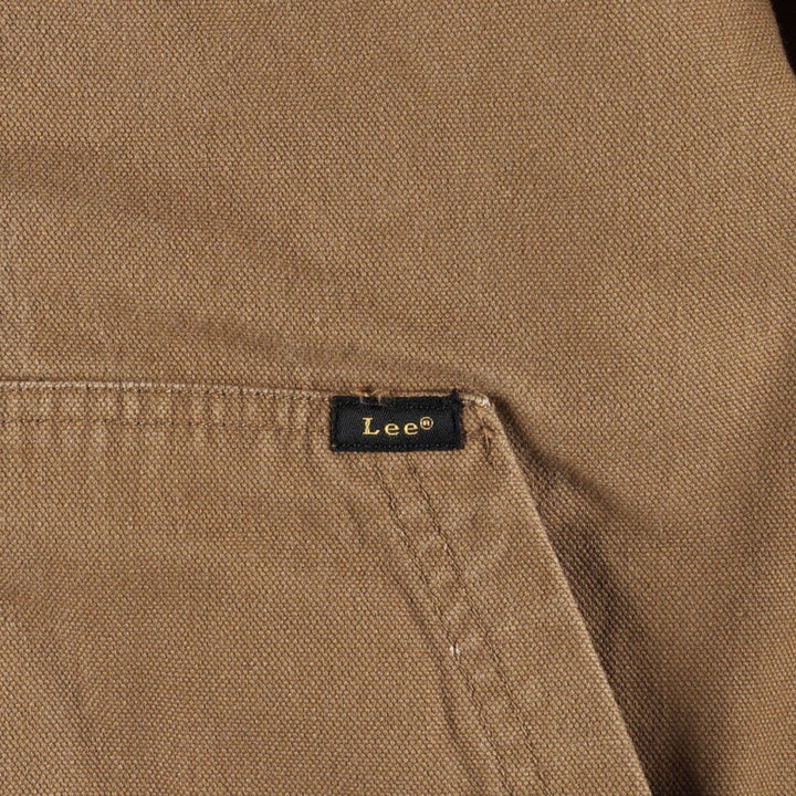 Lee PREMIUM SELECT Padded Duck Full-Zip Hoodie, Men's Size XL cotton Khaki type brown Vintage Second Hand