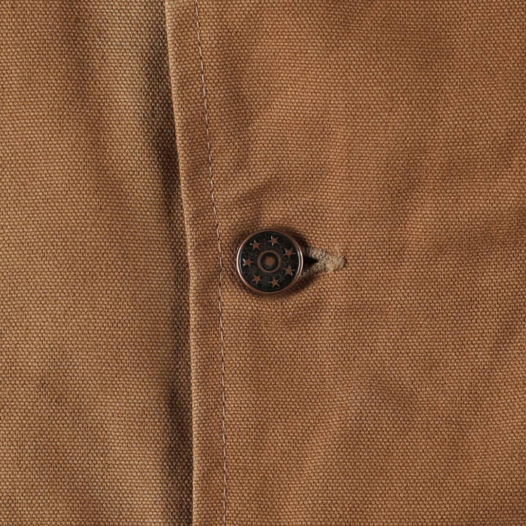 1980'S Steiner Thermal-Tuff Duck Coveralls, Made in USA, Men's XL equivalent, Vintage cotton brown type Vintage Second Hand
